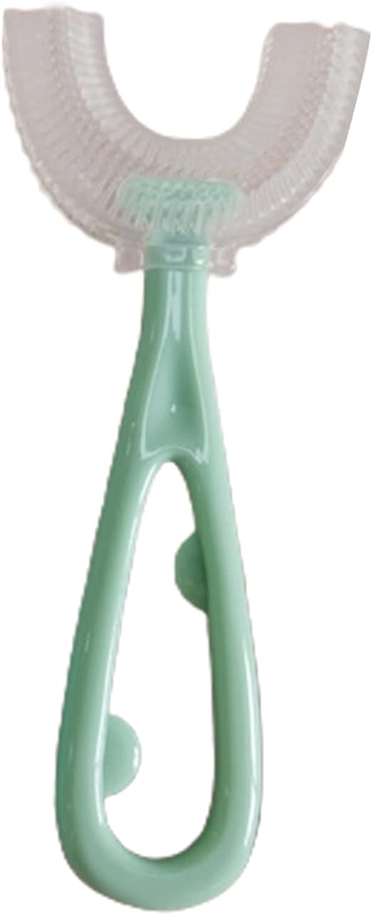 Brosse à dents en forme de U pour enfants de 2 à 12ans