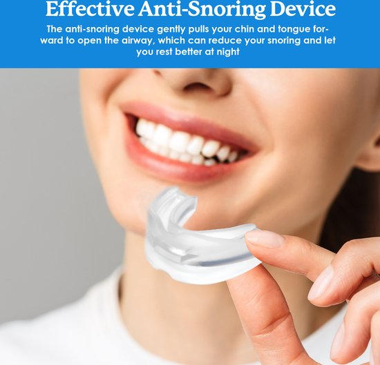 Embout buccal anti ronflement