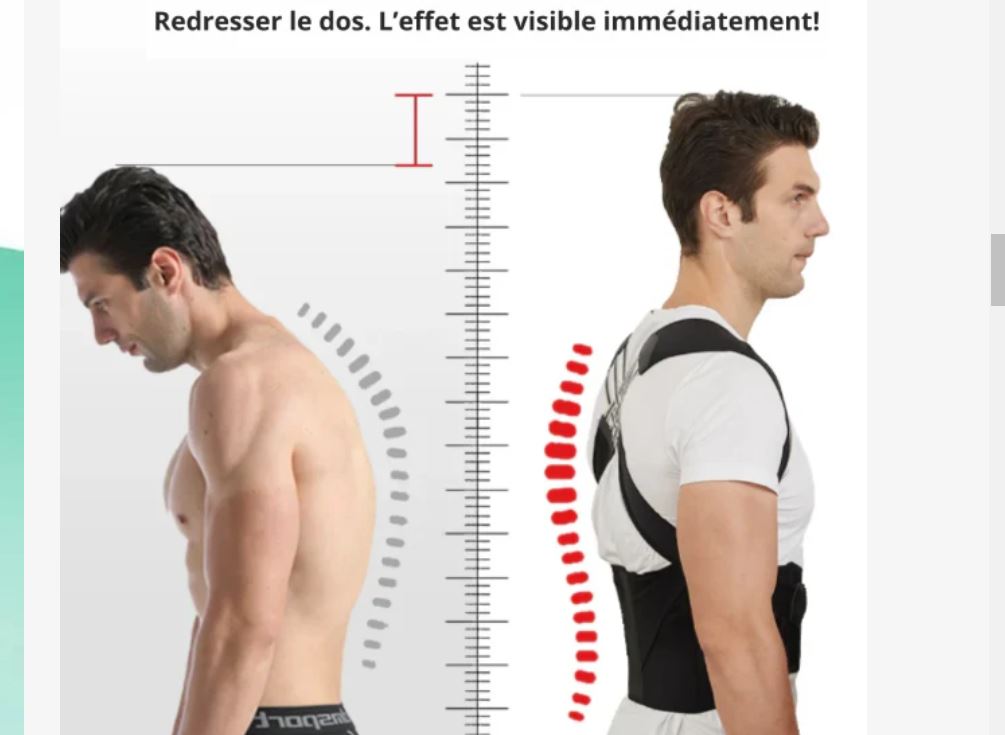 Correcteur de posture orthopédique