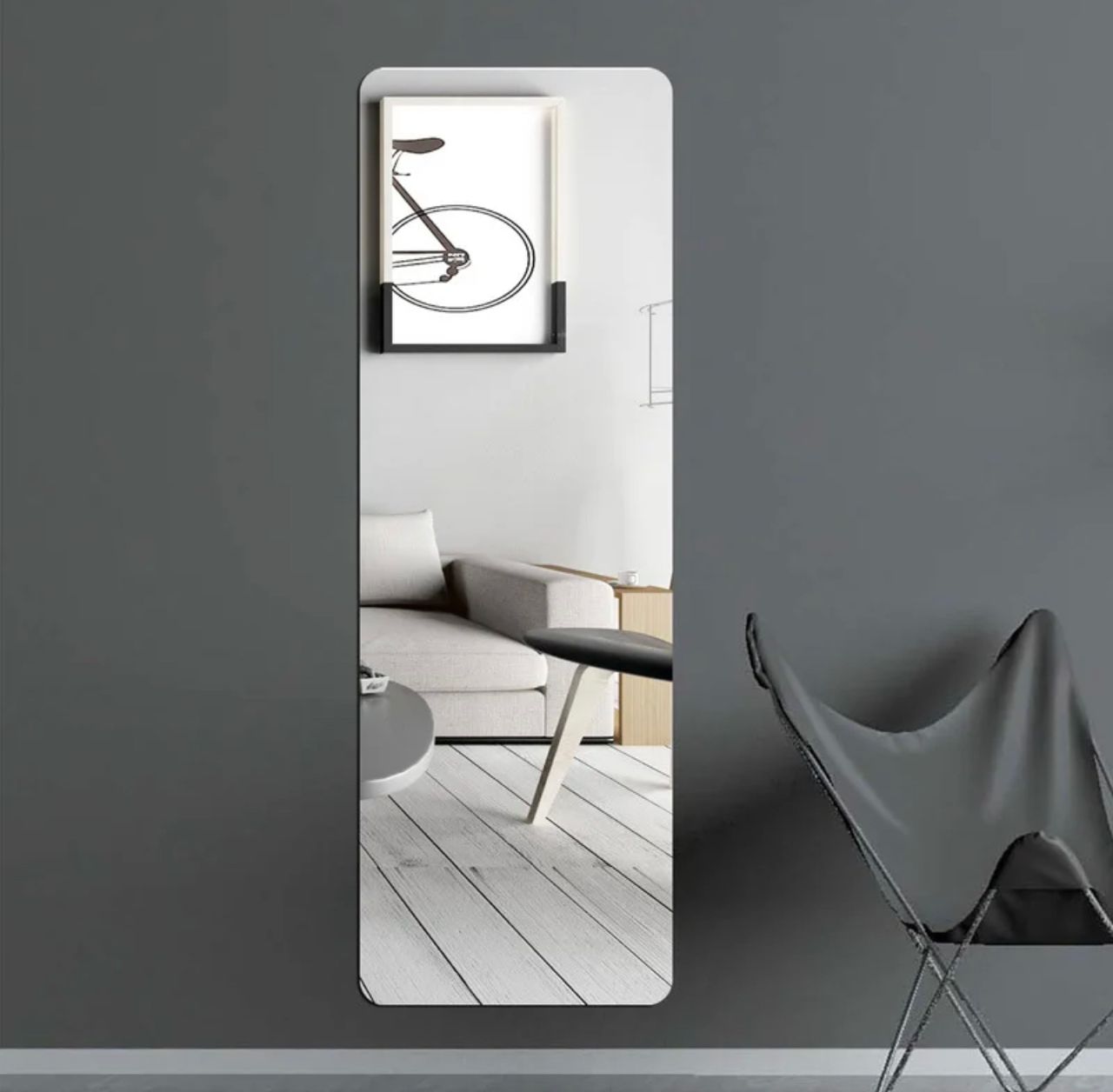 Miroir adhésif