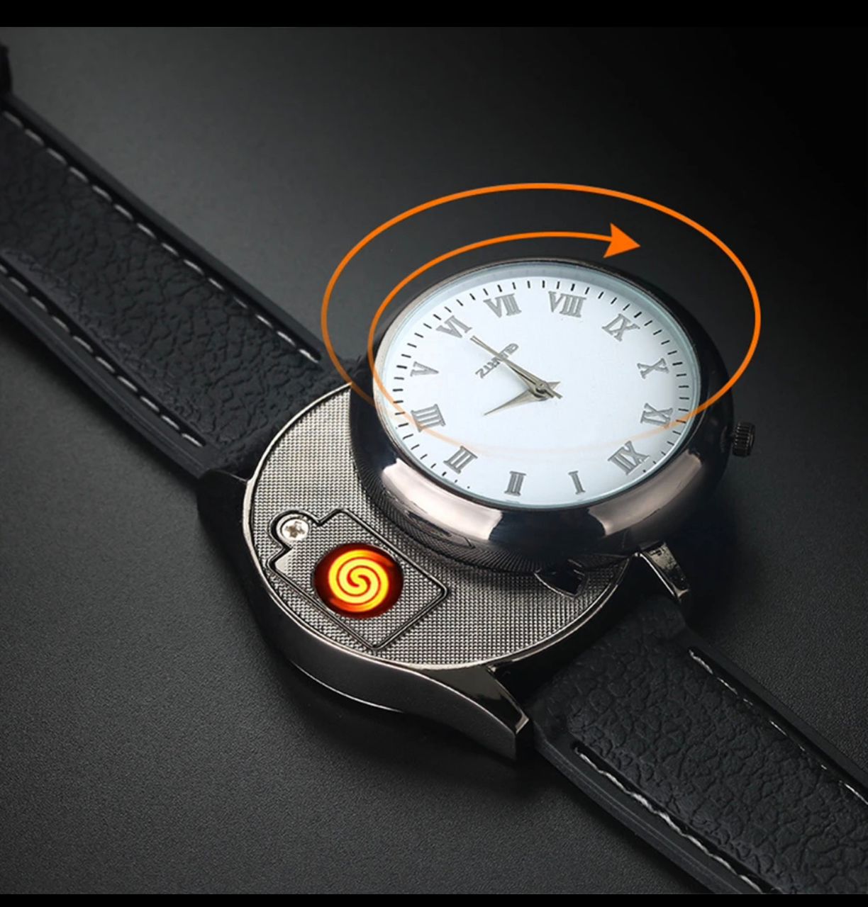 Montre avec allume cigar et détecteur de faux billets
