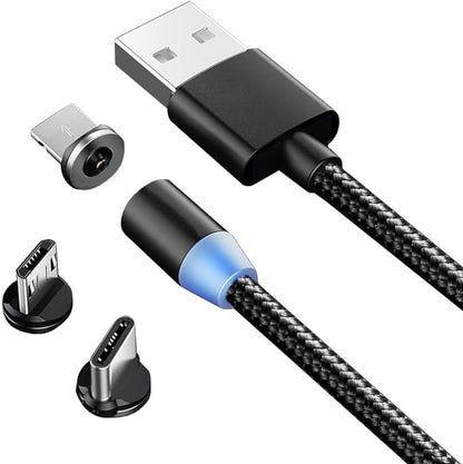 Cable de charge 3 en ( Android,type c et iphone)