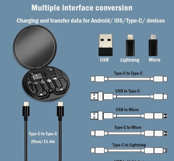 Kit de câble de charge et de transfert de données