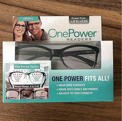 Lunettes de lectures multifocales One power